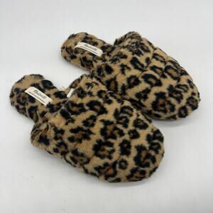 Madewell Leopard Print Womens Slipper Size 8 House Shoes